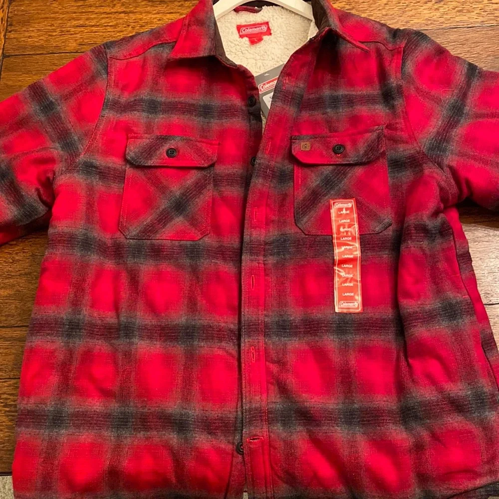 Men’s Coleman fleece lined shirt - Picture 2 of 3